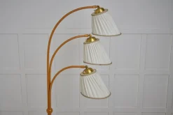 Outlet Pamono Vintage Modern Scandinavian Swedish Floor Lamp with Three Light Sources, 1940s