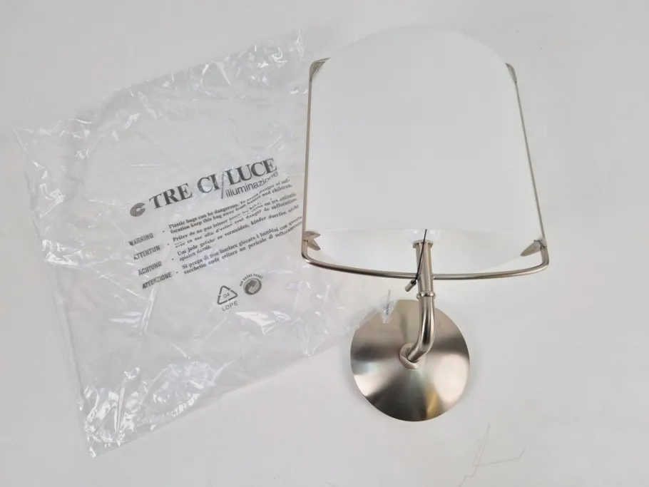 Clearance Pamono Vintage Mona Lisa Wall Lamp by Paolo Bistacchi for Tre Ci Luce, Italy, 1980s