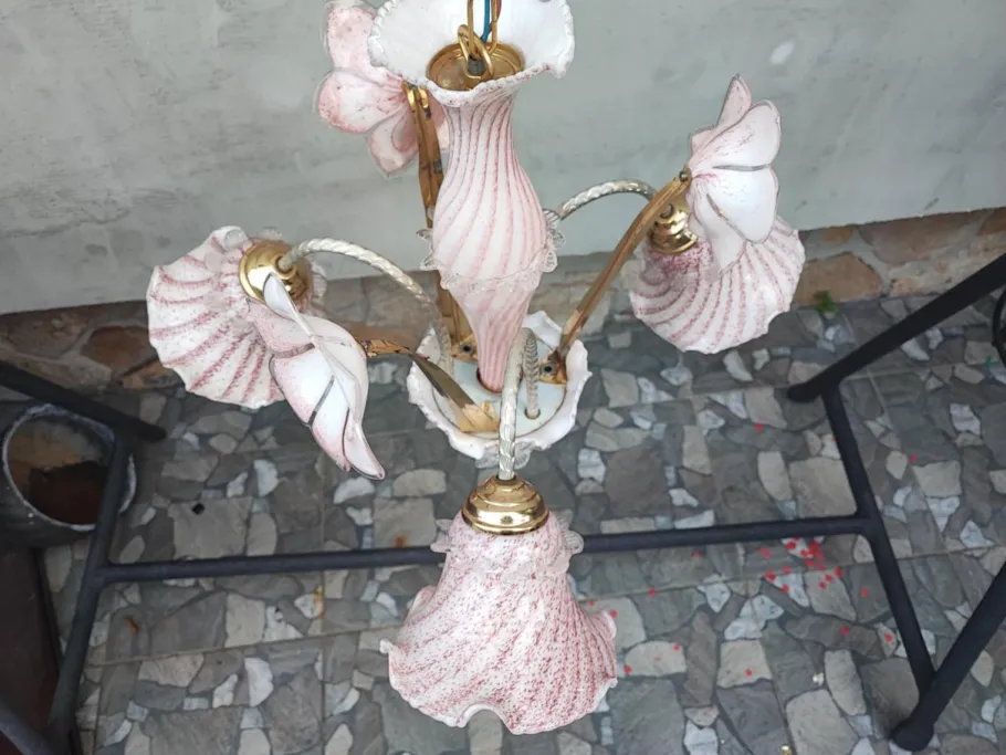 Sale Pamono Vintage Murano Chandelier, 1970s