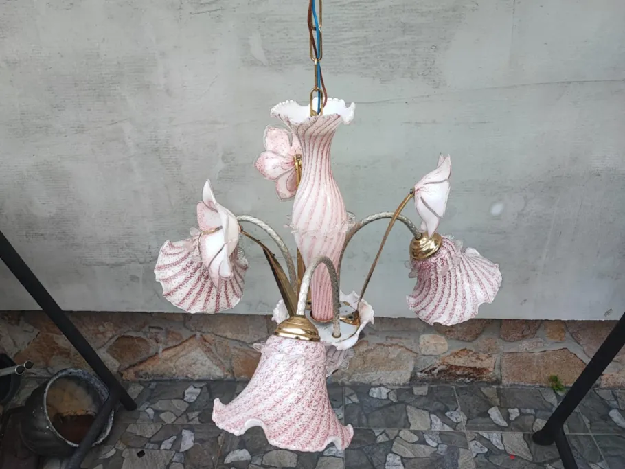 Sale Pamono Vintage Murano Chandelier, 1970s