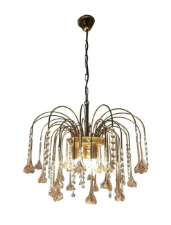 New Pamono Vintage Murano Chandelier, 1980s