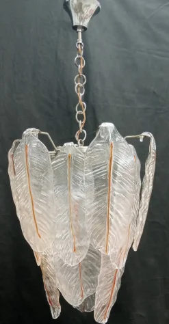 Discount Pamono Vintage Murano Glass Ceiling Light, 1970s