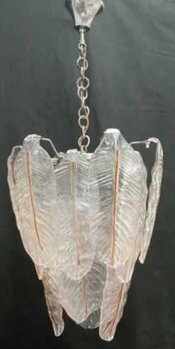 Discount Pamono Vintage Murano Glass Ceiling Light, 1970s