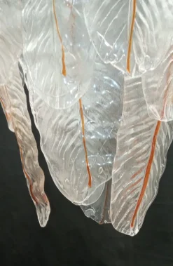 Discount Pamono Vintage Murano Glass Ceiling Light, 1970s