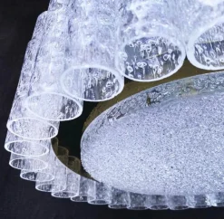 Clearance Pamono Vintage Murano Glass Chandelier from Doria Leuchten, Germany, 1960s