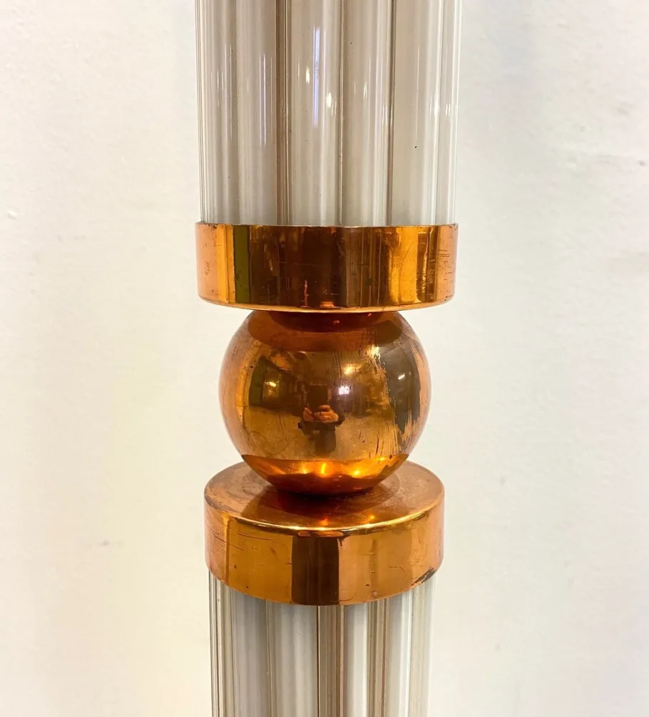 Clearance Pamono Vintage Murano Glass Floor Lamp