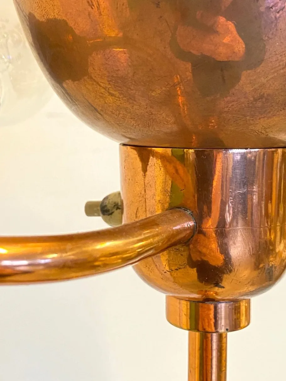 Clearance Pamono Vintage Murano Glass Floor Lamp