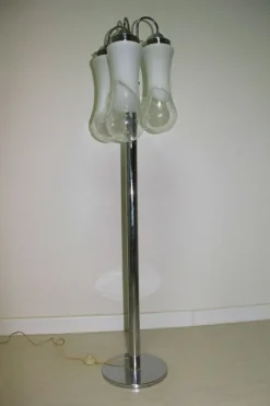 Outlet Pamono Vintage Murano Glass Floor Lamp by Mazzega, 1970s