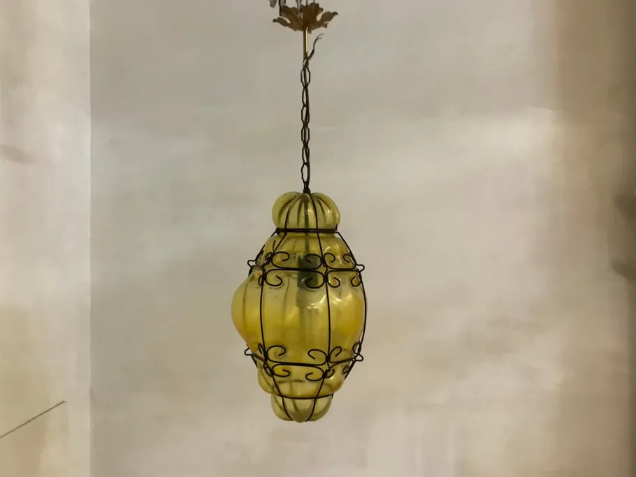 Best Pamono Vintage Murano Glass Lamp