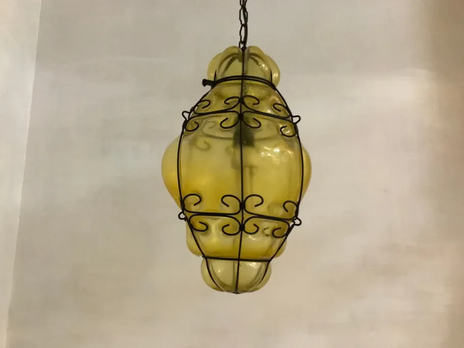 Best Pamono Vintage Murano Glass Lamp