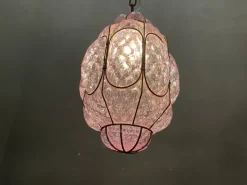 New Pamono Vintage Murano Glass Light Pendant