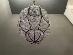 New Pamono Vintage Murano Glass Light Pendant