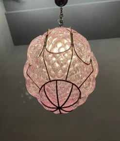 New Pamono Vintage Murano Glass Light Pendant
