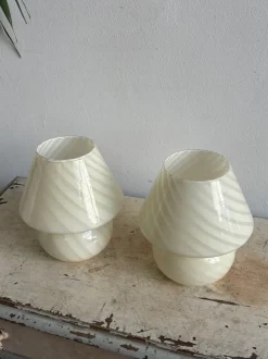 Best Pamono Vintage Murano Glass Mushroom Table Lamp, 1980s