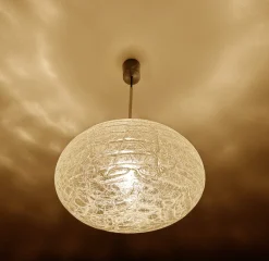 Clearance Pamono Vintage Murano Glass Pendant Light from Doria, 1970s