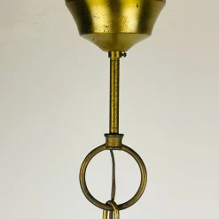 New Pamono Vintage Murano Glass Pendant Lamp from AV Mazzega, Italy, 1950s