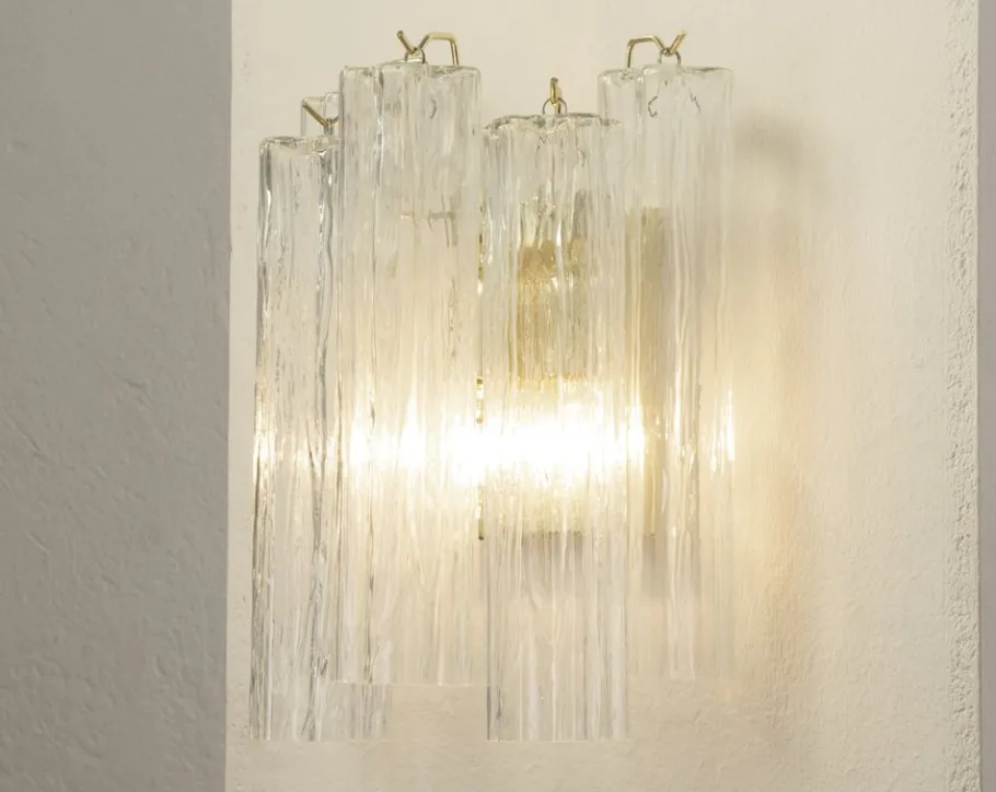 Discount Pamono Vintage Murano Glass Sconce, 1990s