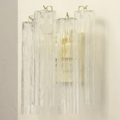 Discount Pamono Vintage Murano Glass Sconce, 1990s