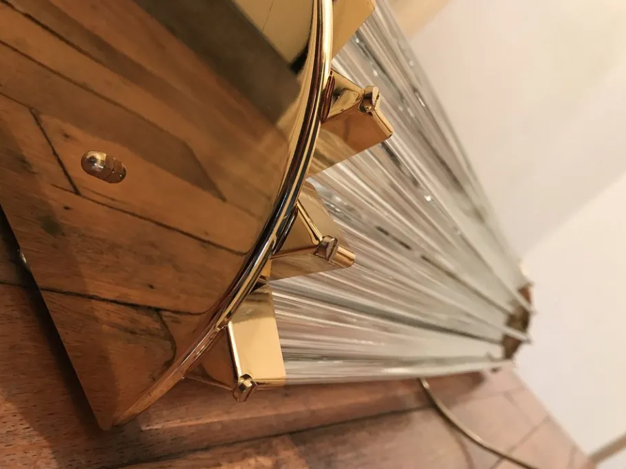 New Pamono Vintage Murano Glass Sconce by Paolo Venini, 1970s