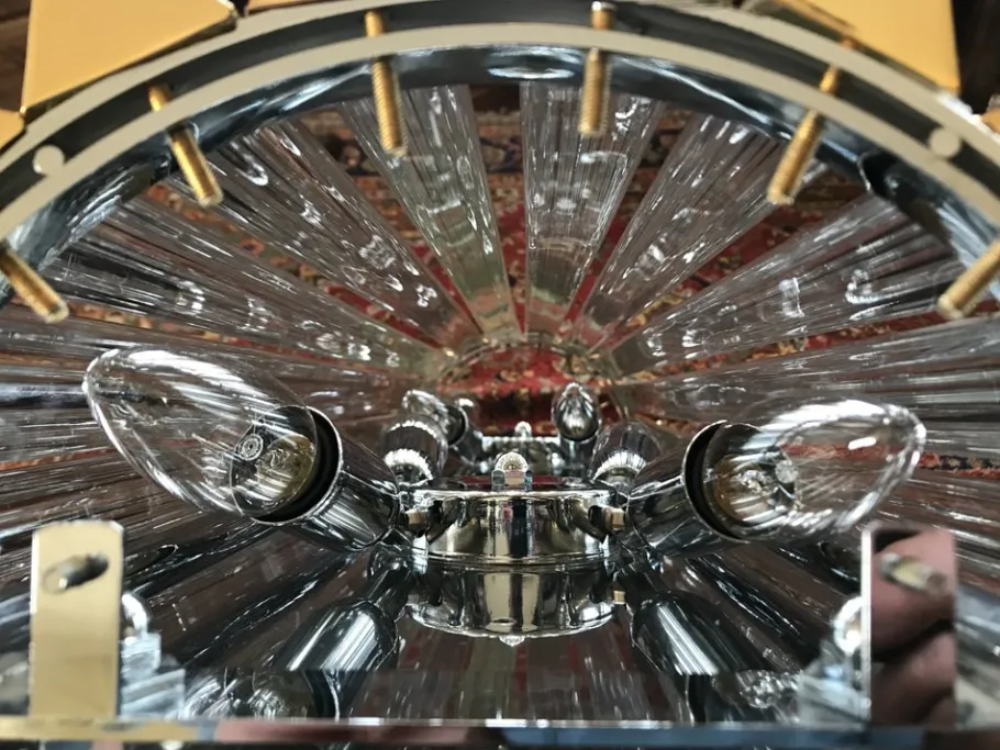 New Pamono Vintage Murano Glass Sconce by Paolo Venini, 1970s