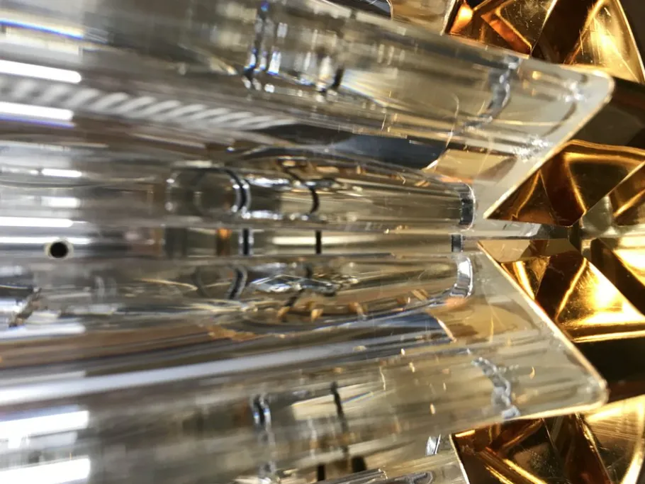 New Pamono Vintage Murano Glass Sconce by Paolo Venini, 1970s