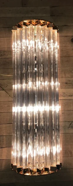 New Pamono Vintage Murano Glass Sconce by Paolo Venini, 1970s