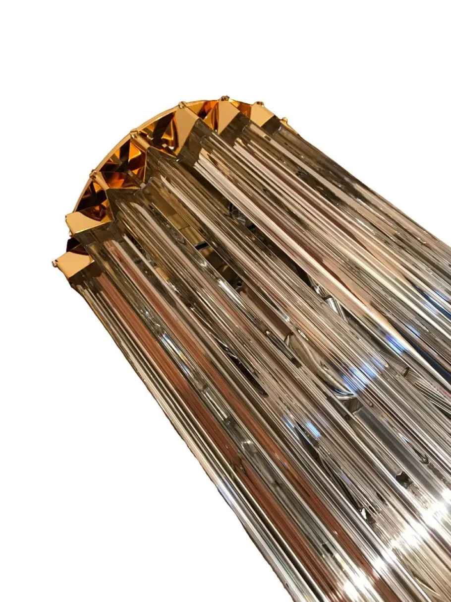 New Pamono Vintage Murano Glass Sconce by Paolo Venini, 1970s