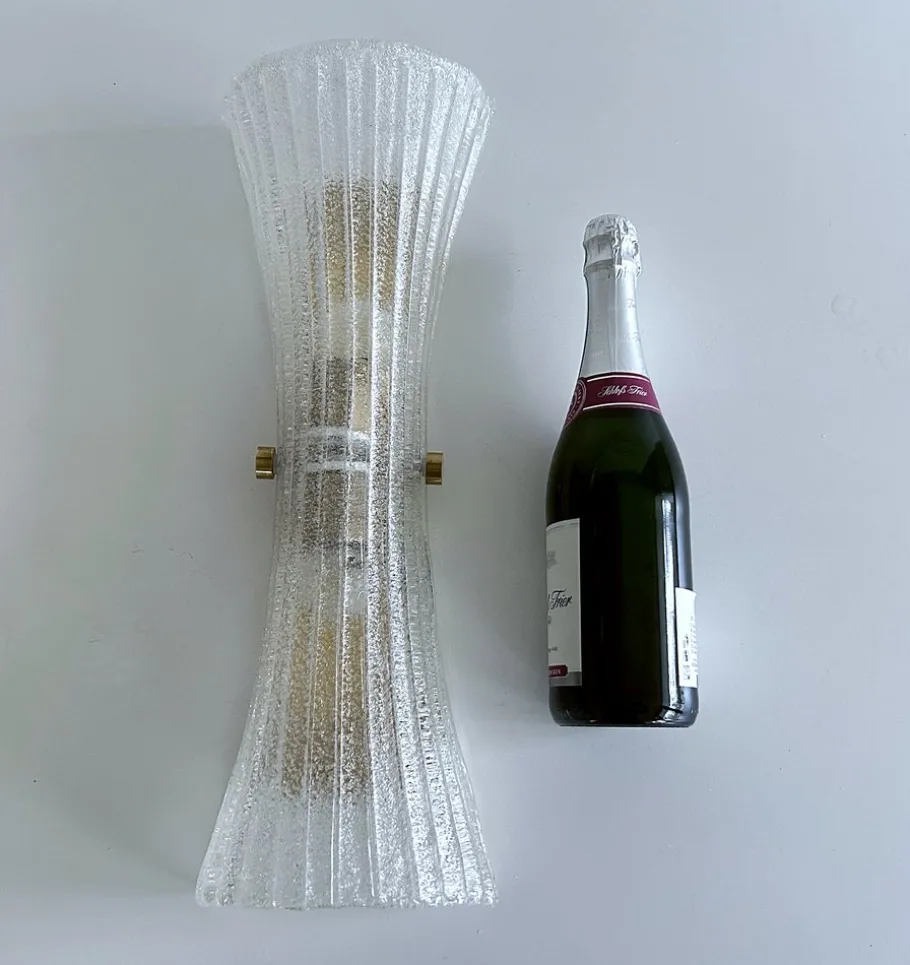 Pamono Vintage Murano Glass Sconce from Hillebrand, 1960s