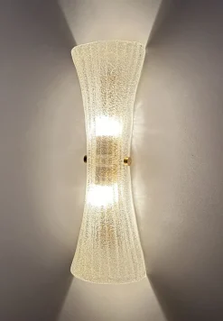 Pamono Vintage Murano Glass Sconce from Hillebrand, 1960s