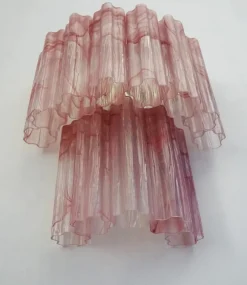 Hot Pamono Vintage Murano Glass Tube Wall Sconces, 1990, Set of 2