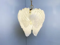 Clearance Pamono Vintage Murano Leaf Chandelier, 1970s
