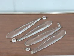 Discount Pamono Vintage Murano Teardrop Glass Wall Sconces, 1980s, Set of 4