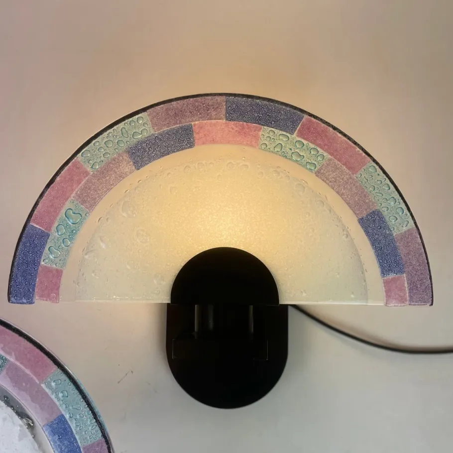 Sale Pamono Vintage Murano Wall Sconces by Zonca, 1980s, Set of 2