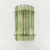 Clearance Pamono Vintage Murano Wall Sconces in Green, 1990s, Set of 2