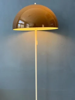 Discount Pamono Vintage Mushroom Floor Lamp with Brown Faded Acrylic Glass Shade from Gepo