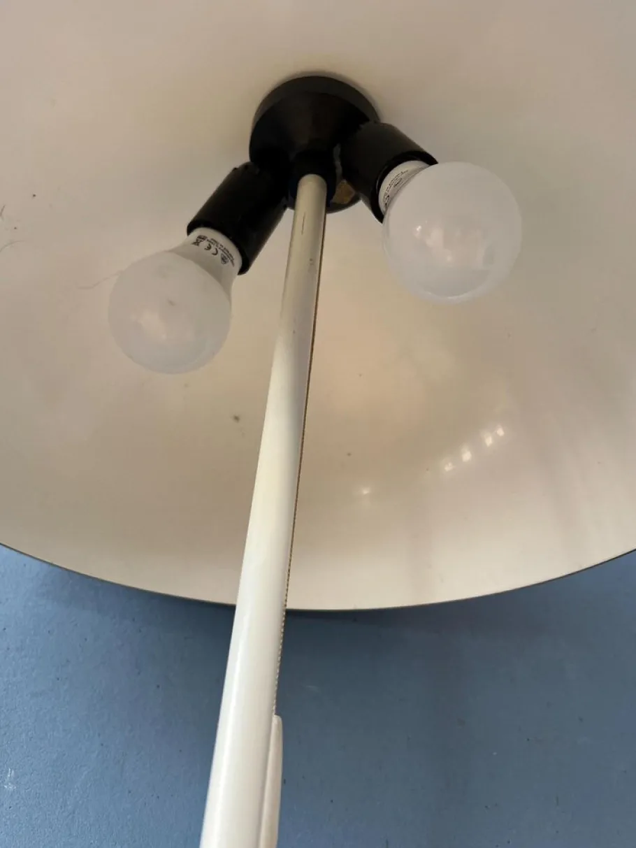 Discount Pamono Vintage Mushroom Floor Lamp with Brown Faded Acrylic Glass Shade from Gepo