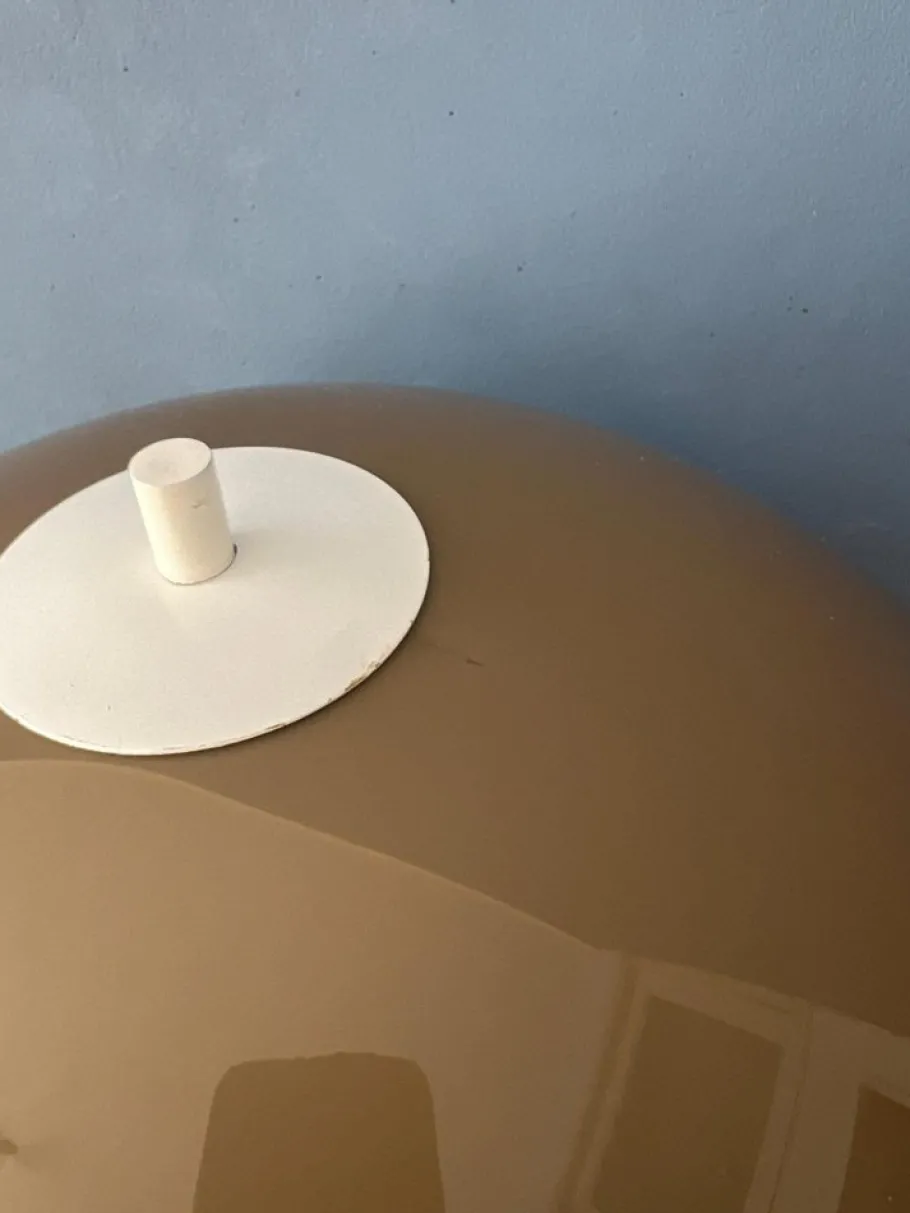 Discount Pamono Vintage Mushroom Floor Lamp with Brown Faded Acrylic Glass Shade from Gepo