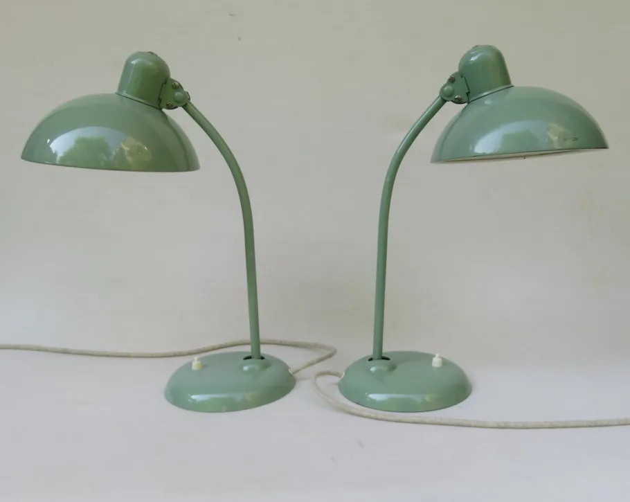 Best Pamono Vintage No. 6556 Table Lamps by Christian Dell for Kaiser Idell / Kaiser Leuchten, Set of 2