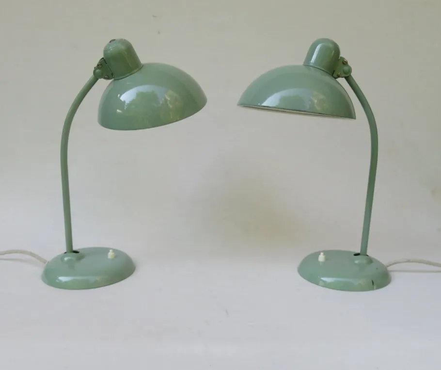 Best Pamono Vintage No. 6556 Table Lamps by Christian Dell for Kaiser Idell / Kaiser Leuchten, Set of 2