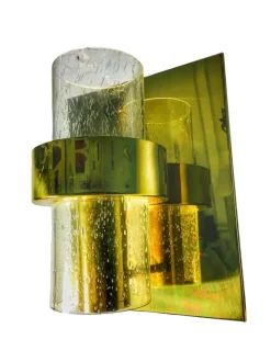 New Pamono Vintage Norwegian Hovik Wall Lamp attributed to Jonas Hidle for Hadeland Glassverk, 1970s