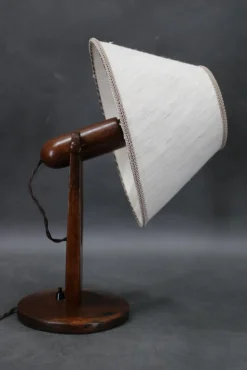 Pamono Vintage Oak Table Lamp, 1960s