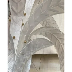 Discount Pamono Vintage Opalino Palm Tree Murano Glass Floor Lamp by Simoeng