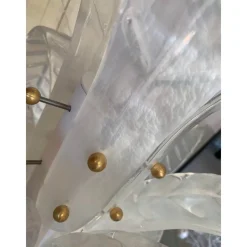 Discount Pamono Vintage Opalino Palm Tree Murano Glass Floor Lamp by Simoeng