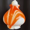 Hot Pamono Vintage Orange and White Opaline Pendant Light, 1970s