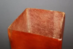 Discount Pamono Vintage Orange Fiberglass Floor Lamp