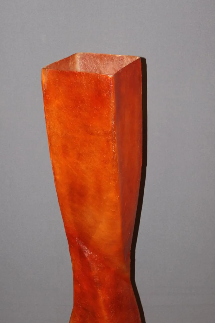 Discount Pamono Vintage Orange Fiberglass Floor Lamp