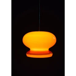 Best Pamono Vintage Orange Pendant, 1970s