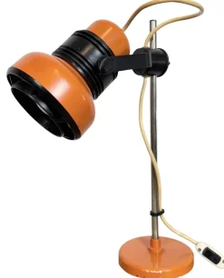 Clearance Pamono Vintage Orange Table Lamp, 1970s