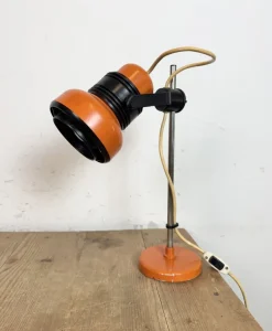 Clearance Pamono Vintage Orange Table Lamp, 1970s