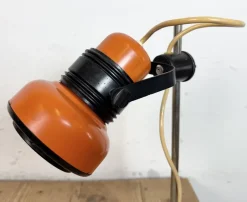 Clearance Pamono Vintage Orange Table Lamp, 1970s